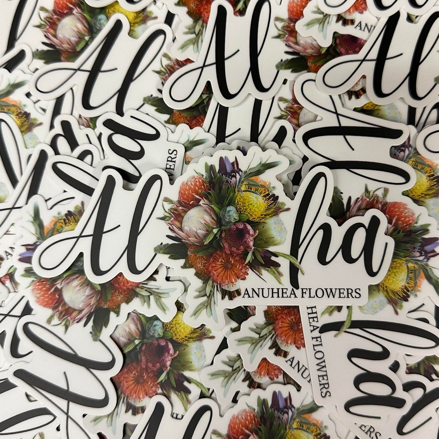 Love” 4-Pack Anuhea Flowers Stickers