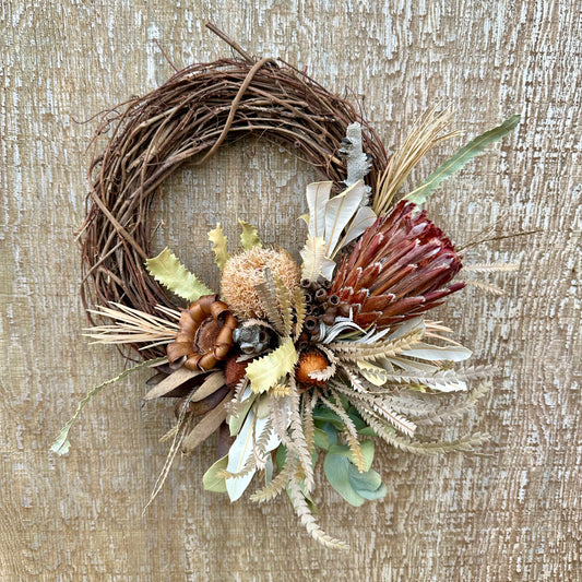 "Forever Anuhea" Preserved Protea Wreath