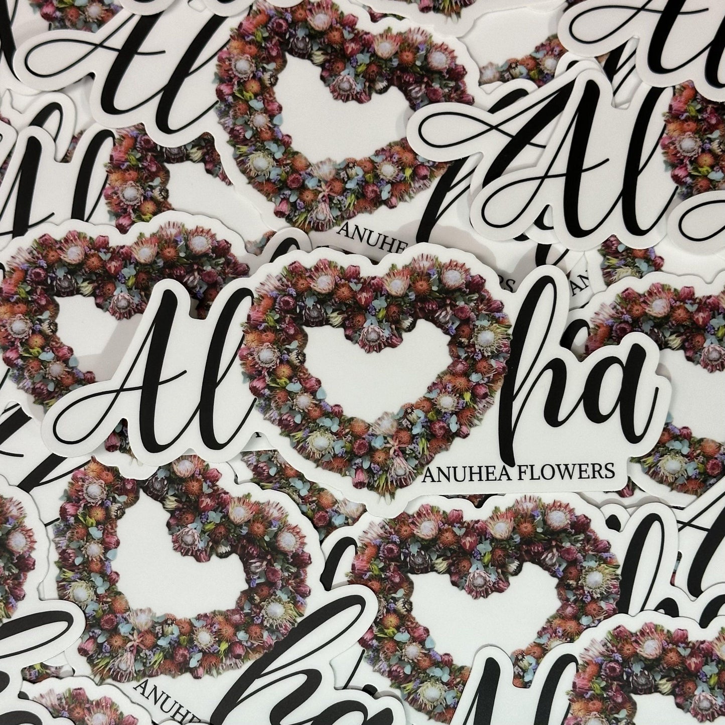 Love” 4-Pack Anuhea Flowers Stickers